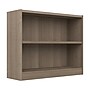 Bush Furniture Universal 30"H 2-Shelf Bookcase with Adjustable Shelf, Ash Gray Laminated Wood (WL12426)~#|#~929F5D30-DC4D-465B-A6D5FDBB55D75390_sc7