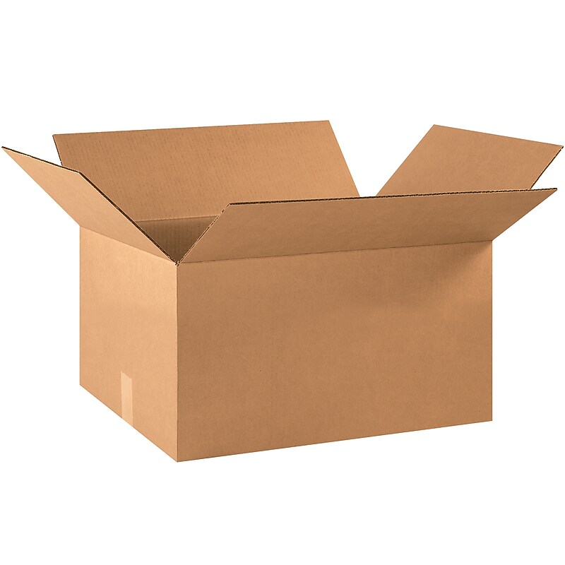 21.375" x 15.625" x 9.5" Shipping Boxes, 32 ECT, 20/Bundle (21159) image 1