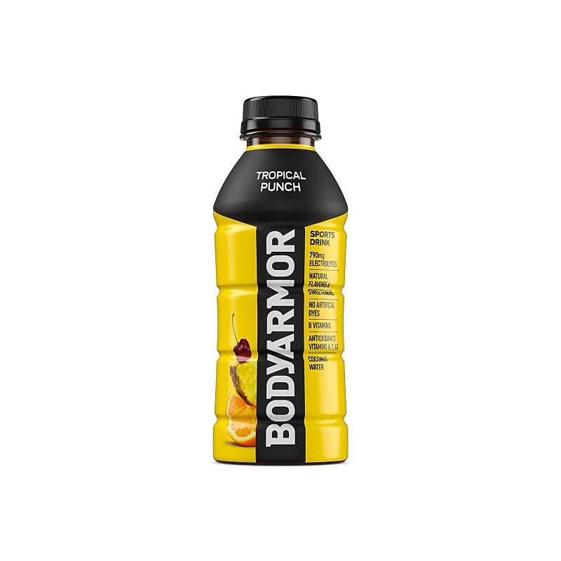 BodyArmor SuperDrink Tropical Punch Sports Drink, 16 Oz. Bottle, 12/Pack (100008-1.4) image 1