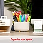 Staples 5-Compartment Rotating Plastic Desk Organizer, Warm White (ST63868)~#|#~92B02B7D-6A13-4060-8AC04EBA4962644A_sc7