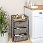 Household Essentials Woven Storage Drawer, 3-Drawer, Grey (HE1106)~#|#~92B0617A-2481-44E3-AE3D2B5D174F845F_sc7