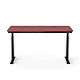 VersaDesk PowerLift 60"W Electric Rectangular Adjustable Standing Desk, Cherry/Black (PLSDR6030-BC-APP )~#|#~92B8E72B-B1F3-486E-BCC201B7FB7C9119_sc7