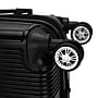 TUCCI TESORO 3-Piece Hardside Spinner Carry-On Luggage Set, TSA Checkpoint Friendly, Black (T0731-20in-BLK)~#|#~92BA2114-E255-40B8-90667AC6094E9919_sc7