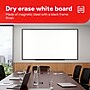 TRU RED™ Magnetic Steel Dry Erase Board, Black Frame, 8' x 4' (TR61183)~#|#~92BD9C68-901D-4BF5-B3A56E0AE149AD55_sc7