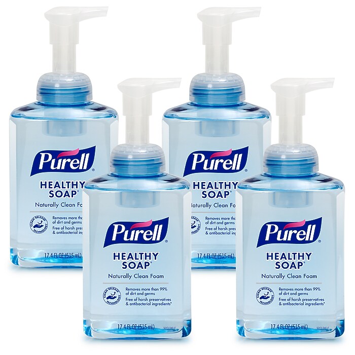 PURELL HEALTHY SOAP Foaming Hand Soap, Citrus Scent, 515 mL, 4