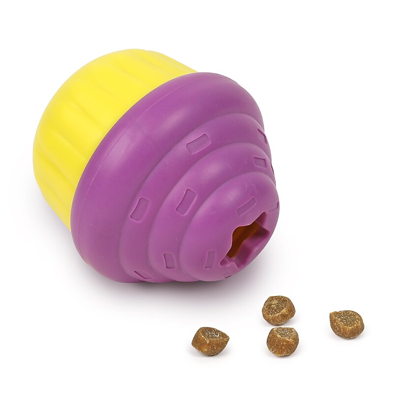 Brightkins Large Cupcake Treat Dispenser Dog Toy image 1