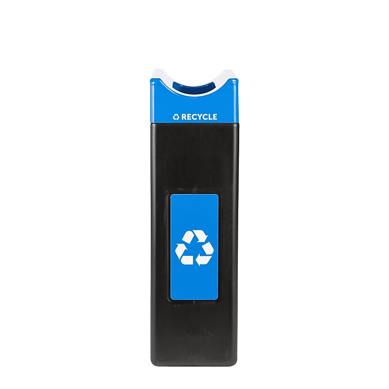 Commercial Zone Avante Polyethylene Recycling Container, 30-Gallon, Black (7873N104A) image 1