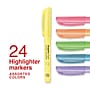 Staples Hype Stick Highlighter, Chisel Tip, Assorted, 24/Pack (ST62942)~#|#~92C5290C-7F0D-4E36-8731C337ADF9D769_sc7