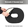 Mind Reader Donut Pillow Seat Cushion with Air-Cloud Technology, Black (DOSEAT-BLK)~#|#~92C708D4-AFDD-4206-9E38D2182530AB04_sc7
