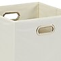 Household Essentials 23-Gallon Hamper, Polyester, Cream (5642-1)~#|#~92CC0837-1274-4BF8-B31A753147C29AE3_sc7