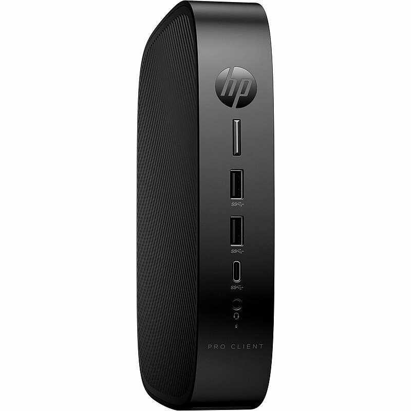 HP Pro t550 Desktop Computer, Intel Celeron J6412, 8GB RAM, 32GB SSD, HP ThinPro, Mouse & Keyboard Included (9A8T0UT#ABA) image 1