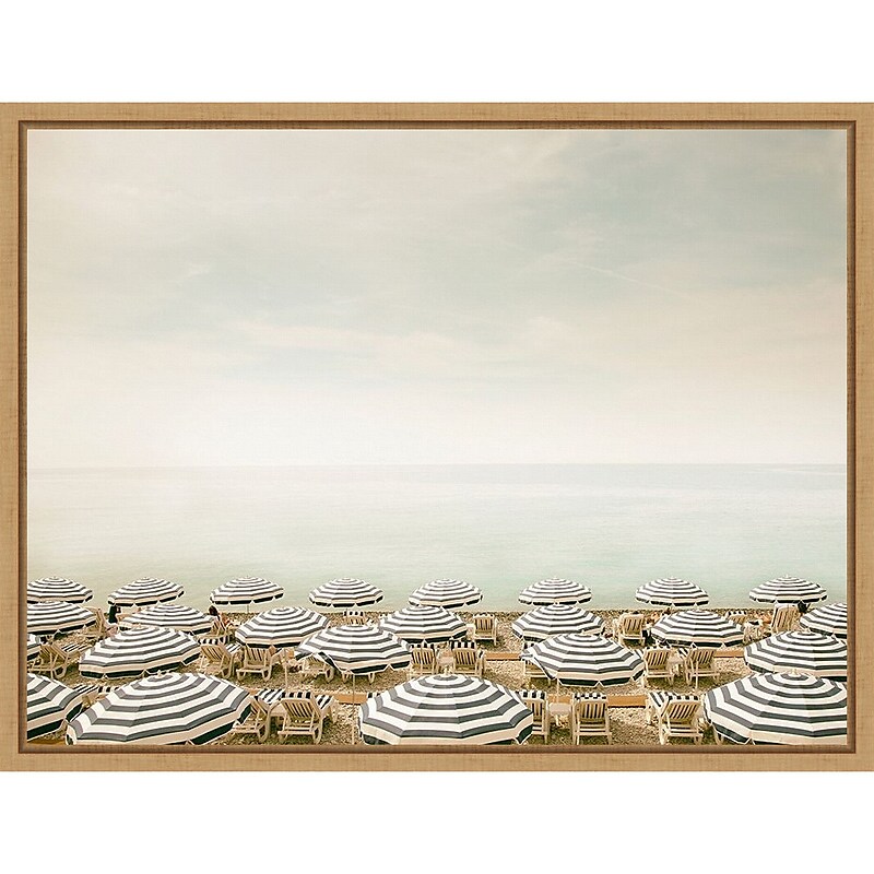 Amanti Art Seaside 4 (Beach) by Carina Okula Framed Canvas Wall Art Print, 24" x 18" (A42674855783) image 1