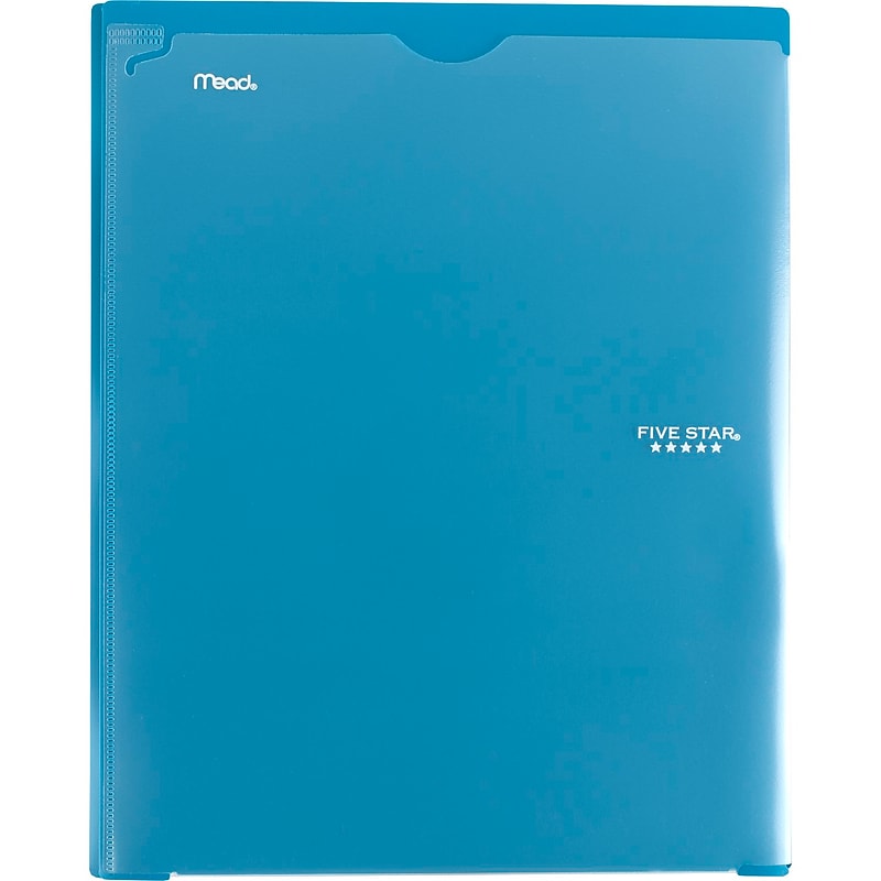 Five Star Pocket and Prong 3-Hole Punched 2-Pocket Folders, Assorted Colors (34136) image 1