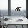 Adesso Emery SuperCharger Incandescent Desk Lamp, 19"H, with USB Port, Brushed Steel (2624-22)~#|#~92DB220C-4350-43C9-B6E0D951C8735D8C_sc7