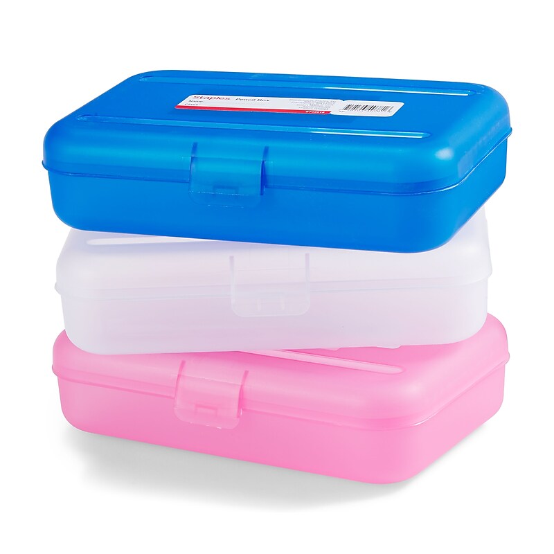 Staples Snap Plastic Cases, Assorted Colors (11225-CC) image 1