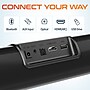 Delton SB380 SB380 50-Watt Bluetooth Computer Soundbar, Black (DSB380)~#|#~92E34397-9BC2-4937-9DD49F5988B4491A_sc7