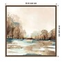 Amanti Art Silent Still Water by Eva Watts Framed Canvas Wall Art Print, 22"W x 22"H (A42678707505)~#|#~92E410B7-FE8B-4D94-A58CB3227A317C08_sc7