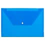 JAM Paper Plastic Envelopes with Snap Closure, Legal Booklet, 9.75 x 14.5, Blue, 12/Pack (219S0BU)~#|#~92E6C6F3-0B24-4A68-8583322D824948EC_sc7