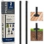 Excello Global Products Bistro Pole for String Lights, Black, 2/Pack (EGP-HD-0359)~#|#~92EABC14-3357-4AD7-9C3A7D8E45E09820_sc7