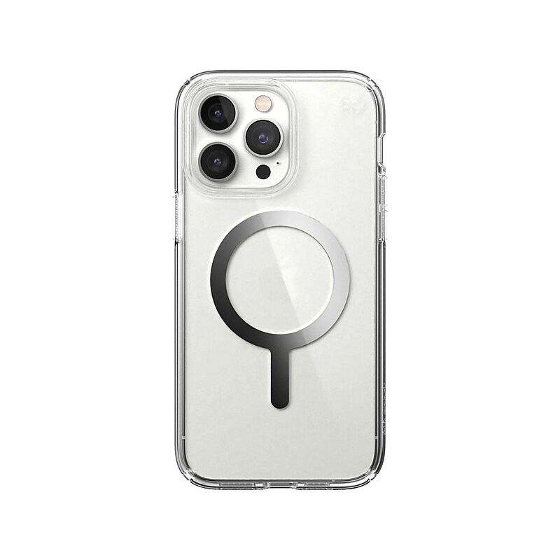 Speck Presidio Perfect-Clear MagSafe Clear/Silver Case for iPhone 14 Pro Max (150090-3080) image 1