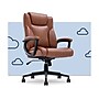 Serta Hannah II Ergonomic Bonded Leather Swivel Executive Chair, Cognac (43672H)~#|#~92F2865A-1CF7-480F-B08690DB56E9FB89_sc7