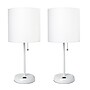 Creekwood Home Oslo 19.5" LED Table Lamp with USB Port, White, 2/Set (CWT-2011-WO-2PK)~#|#~92F720B8-96DE-403D-A4887AA008BB7C65_sc7