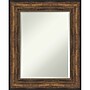Amanti Art Ballroom Bronze Beveled Bathroom Wall Mirror, 31.5" x 25".5", Brown (A42674593106)~#|#~92FA845F-5E5A-440C-9DD028ACDA953A42_sc7