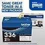 Brother TN-336 Black High Yield Toner Cartridge, 2/Pack  (TN3362PK)~#|#~92FFDE78-A656-4D25-BCC8D230F663FD04_sc7