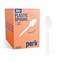 Perk™ Polystyrene Spoon, Heavy-Weight, White, 1000/Carton (PK56405CT)~#|#~9302A6B0-60AF-4489-B688DC5DDB9CC5D1_sc7