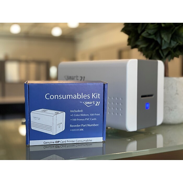 IDP SMART-21 ID Card Printer Consumables Kit (653313RK) | Staples