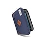 Solo Wave Polyester 11" Tablet Padfolio, Navy/Tan (UBN173-5)~#|#~93072B0E-A2DC-4021-9D32CE767417B97B_sc7