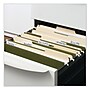 Universal Reinforced Recycled Hanging File Folder, Letter Size, Green, 25/Box (UNV14143)~#|#~9307CB7F-3A43-4FDE-8CF67638E640FD49_sc7