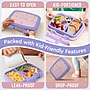 bentgo Kids Bento Box, 5-Compartment, Carousel Unicorns, 19.2 oz. (BGKDPT-CSL)~#|#~930806C1-8AD4-497E-821947FB9D9CA356_sc7