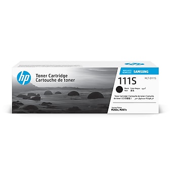 HP 111S Black Toner Cartridge for Samsung MLT-D111S (SU810), Samsung-branded printer supplies are now HP-branded