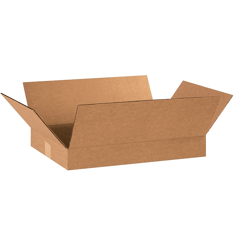 18" x 12" x 2" Shipping Boxes, 32 ECT, 25/Bundle (18122) image 1
