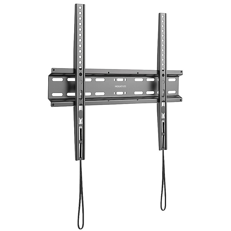 Mount-It! Fixed Wall TV Mount for LCD (Low Profile Slim), Lockable, Screen Size: 32"-55", 77 lbs. Max. (MI-3050) image 1