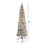 Nearly Natural 7' Flocked Pencil Artificial Christmas Tree with 400 Clear Lights and 574 Bendable Branches (T1907)~#|#~930D967E-1E39-4CC5-842BB70FD13BE017_sc7