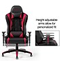 Emerge Vartan Bonded Leather Gaming Chair, Black/Red (53241V)~#|#~930DB893-8392-4BB1-94FAB433E13A7F44_sc7