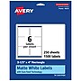Avery Laser/Inkjet Rectangle Multipurpose Labels, 3.3" x 4", White, 1500 Labels/Box (94215)~#|#~9311CB03-59B7-4742-BAAE4EECA11DDAE4_sc7