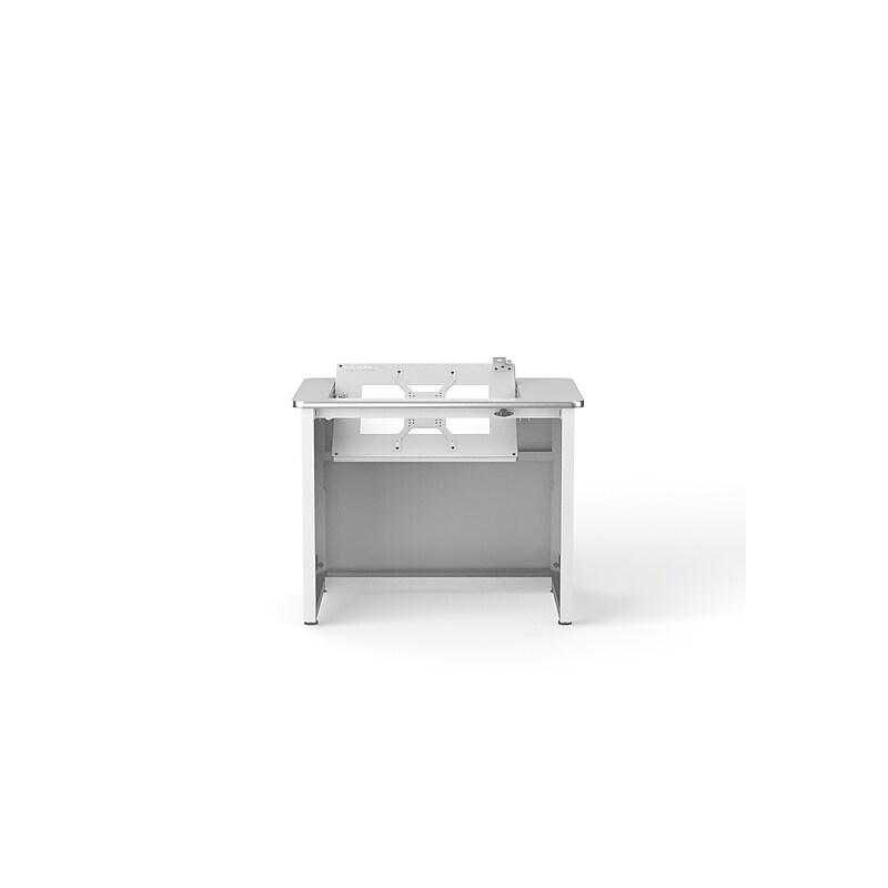 VersaDesk Enclosed Revolution 36"W Computer Desk, White (RSD3624-WW) image 1