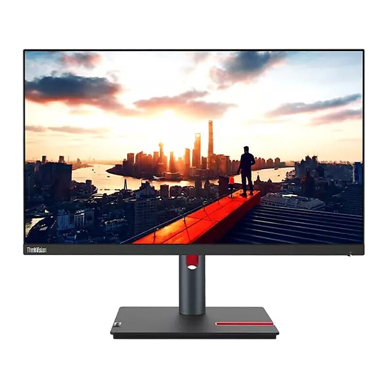 Lenovo ThinkVision P24h-30 23.8" 60 Hz LED Monitor, Black (63B3GAR6US) image 1