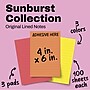 Post-it Sticky Notes, 4" x 6", Sunburst Collection, Lined, 90 Sheets/Pad, 3 Pads/Pack (660-3SUN)~#|#~931DD28C-D369-4D4C-9194CBD54A152E55_sc7