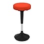 Uncaged Ergonomics Wobble Fabric Backless Stool, Red (WSR)~#|#~931E8717-DA52-4E40-BFA49DC745061E11_sc7