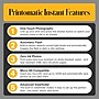 Kodak Printomatic Instant Print Camera Bundle with Blue Soft Case & 20-Pack Zink Photo Paper, Black~#|#~931F9E50-47EC-4C72-A030F28EC4DAB344_sc7