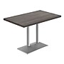 Flash Furniture Bennett Wooden Commercial Indoor Table, 48" x 30", Dark Brown Top/Silver Base (GSF3048DBTB002S)~#|#~9321E2EA-8412-4ACB-899B5A9398769B1D_sc7