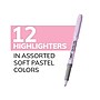 BIC Brite Liner Grip Highlighters Chisel Tip, Assorted Pastel Colors, 12/Pack (GBLD11-AST)~#|#~93221FB6-A9C0-420D-9E010663A66A69B0_sc7