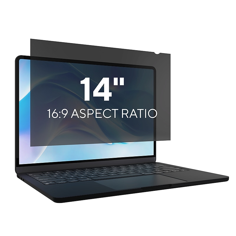 Staples TECH Anti-Glare Privacy Filter for 14" Laptop (16:9) (ST62131-CC) image 1