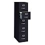 Lorell Commercial 5-Drawer Vertical File Cabinet, Letter Size, Lockable, 61.6"H x 15"W x 26.5"D, Black (LLR48498)~#|#~9E1BC31A-CD8D-4330-8D77DB6EDFA8EE8C_sc7