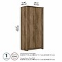 Bush Furniture Cabot 61"H Storage Cabinet with 4 Shelves, Reclaimed Pine (WC31599)~#|#~9325D79D-20FA-41FF-86A4BCB0E1A0B8AF_sc7