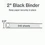 Cardinal XtraLife ClearVue Heavy Duty 2" 3-Ring Non-View Binders, D-Ring, Black (26321)~#|#~9325EC42-E3EA-46A2-9D5D94DA910A37E7_sc7
